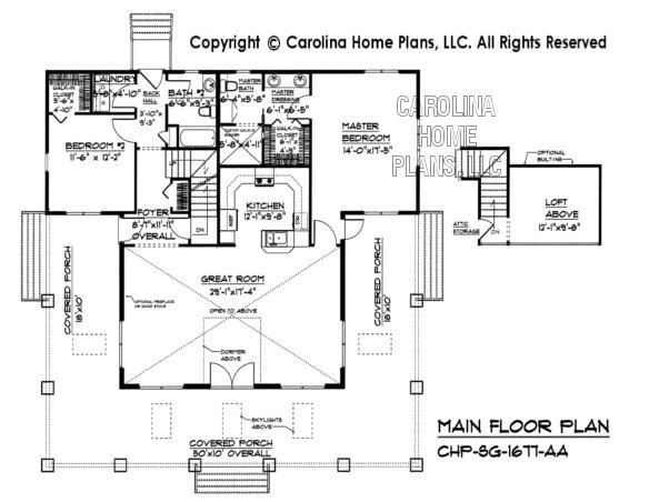 SG-1677 Main Floor Plan