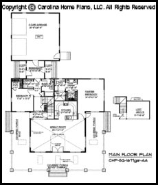 SG-1677 Main Floor Plan