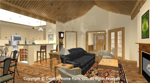SG-1688 3D Great Room To Kitchen