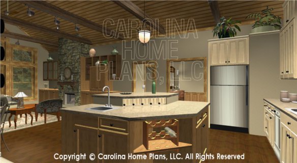 SG-1799 3D Kitchen Island