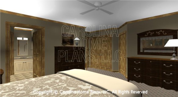 SG-1799 3D Master Bedroom to Closets