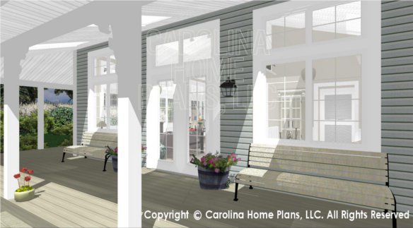 SG-676 3D Front Porch with Skylights