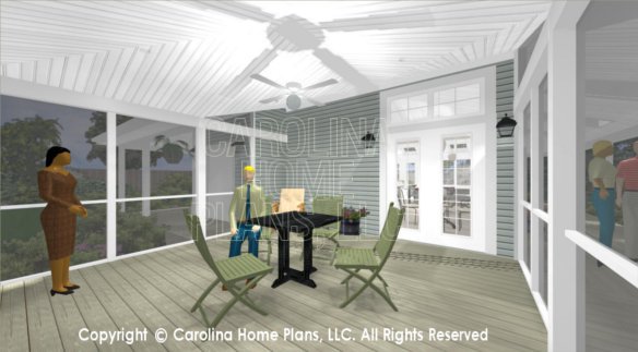 SG-676 3D Screened Porch to Dining