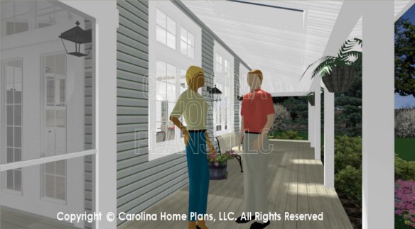 SG-676 3D Wrap-around Porch with Skylights