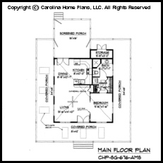 SG-676 Main Floor Plan