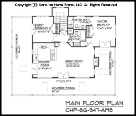 SG-947 Main Floor Plan