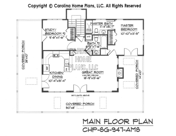 SG-947 Main Floor Plan