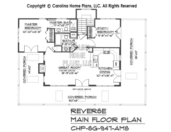 SG-947 Reverse Main Floor Plan