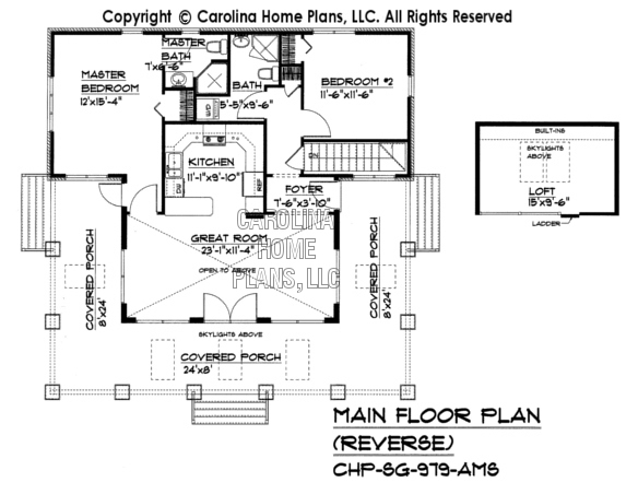 SG-979 Reverse Main Floor Plan