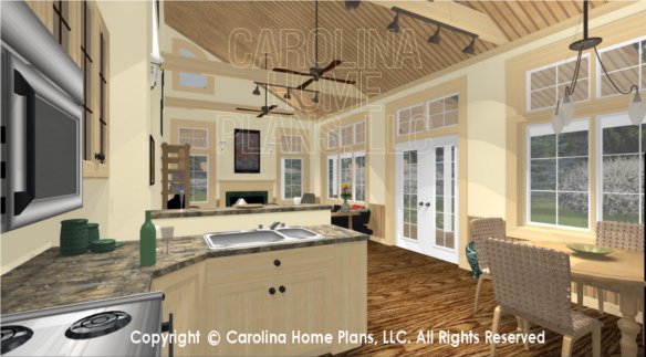 SG-980 3D Kitchen To Great Room