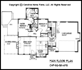 SG-981 Main Floor Plan