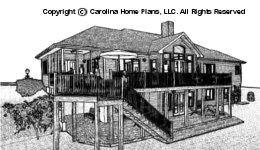 CR-3191 Sloped Lot Houseplan