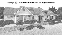 LG-2621 Sloped Lot Houseplan