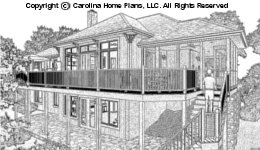 LG-3096 Sloped Lot Houseplan