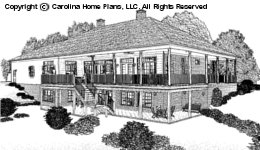 SP-3581 Sloped Lot Houseplan