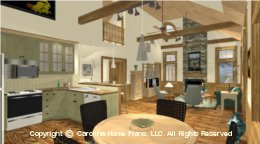 SM-1568 2 Story Open House Plan