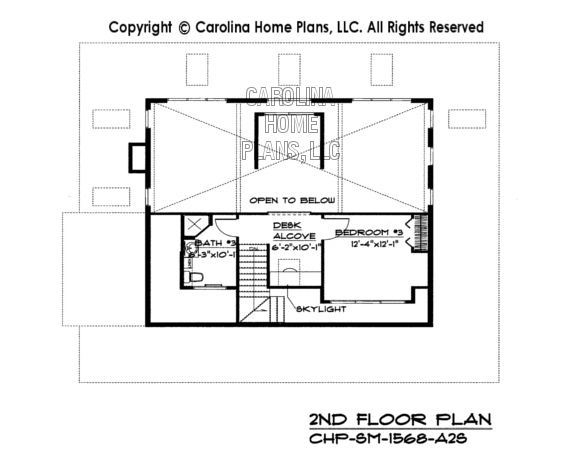SM-1568 Second Floor Plan