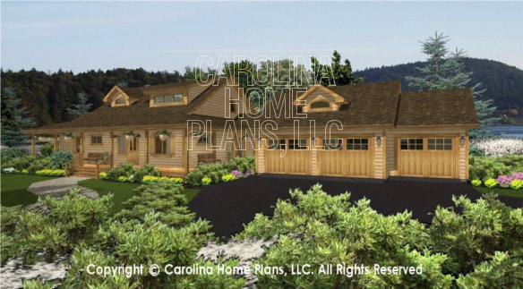 SM-1568gar Small House Plan with Garage