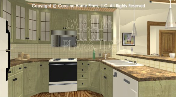 SM-1568 3D Kitchen