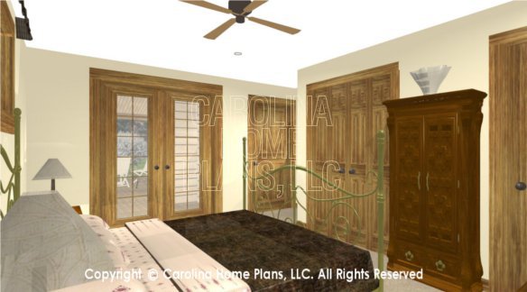 SM-1568 3D Master Bedroom to Porch