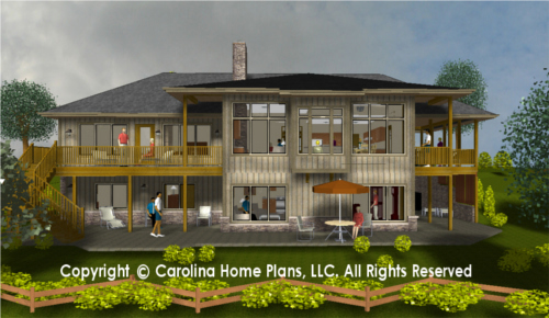 CR-2880 Sophisticated Rustic House Plan