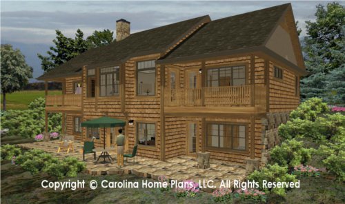 LG-2810 Sophisticated Rustic House Plan