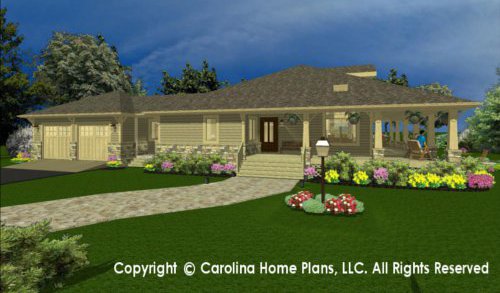 SG-1677 Sophisticated Rustic House Plan