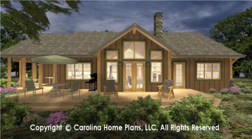 SG-1688 Sophisticated Rustic House Plan