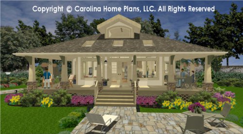 SG-979 Sophisticated Rustic House Plan