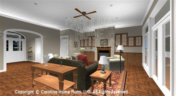 SP-3581 Living Room to Fireplace