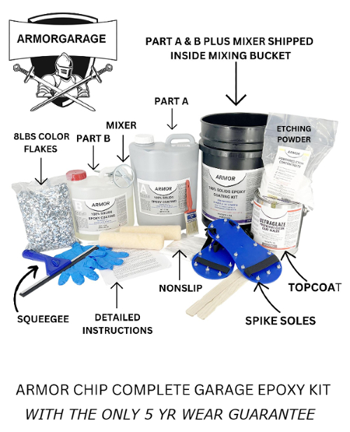 Armor Chip Garage Epoxy Floor Coating