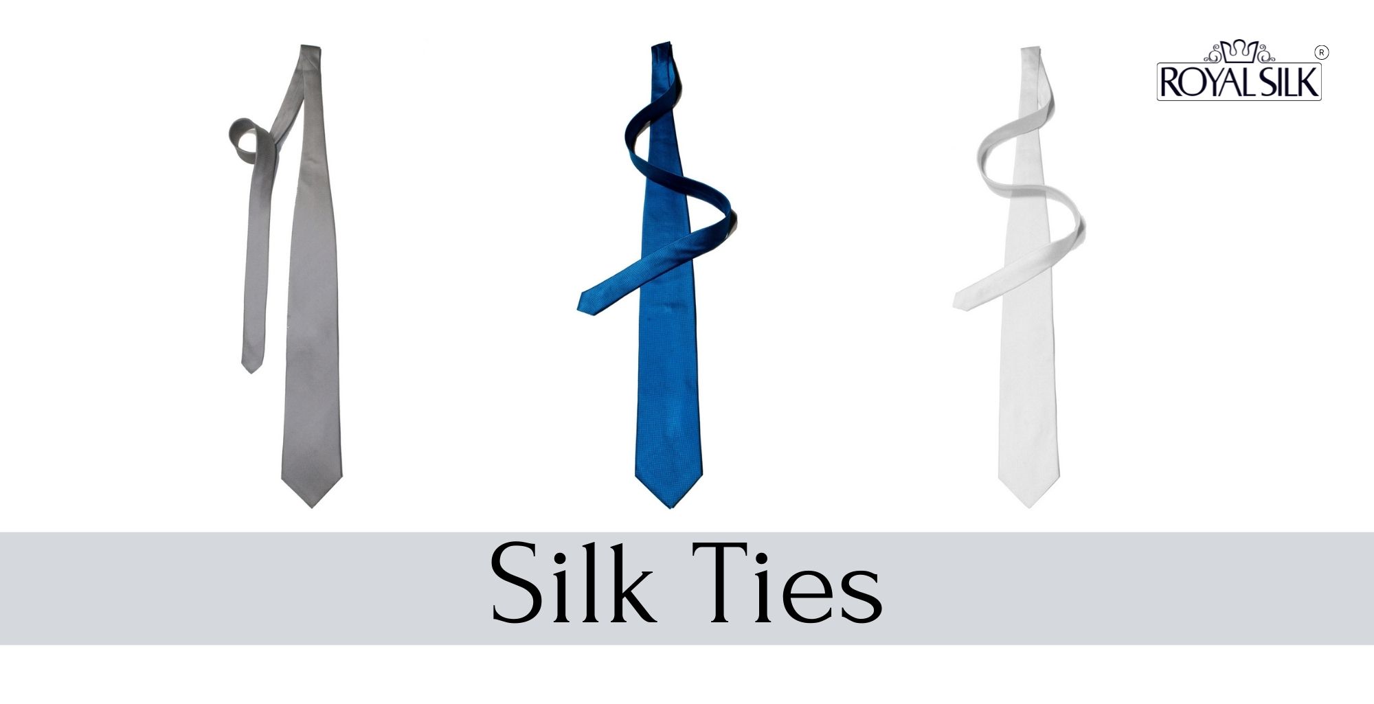 Silk Ties in Solid Colors - Men