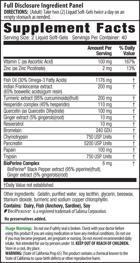 Irwin Naturals Inflamma Less