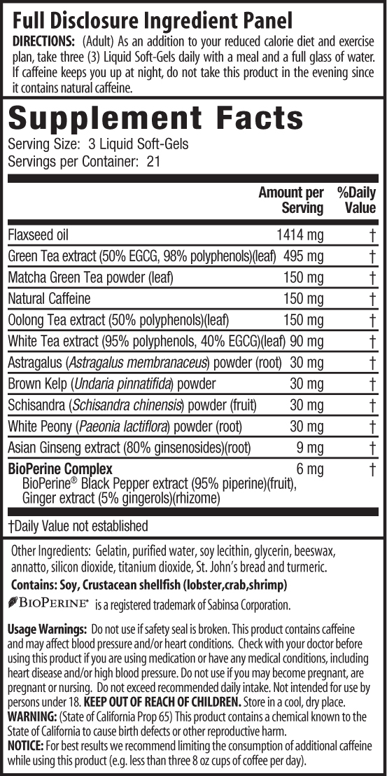  Irwin Naturals Oolong Matcha Weight Loss Supplement
