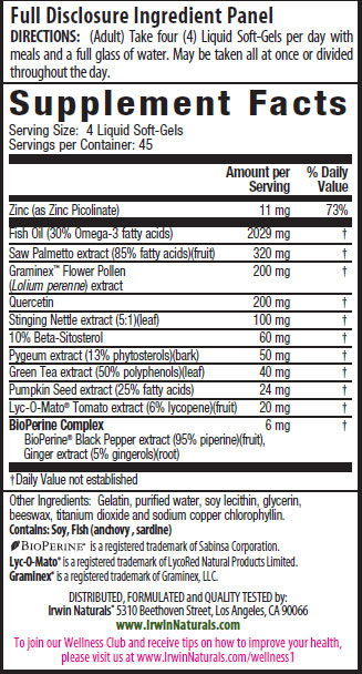 Prosta-Strong - VALUE SIZE, 180 Liquid Soft-Gels