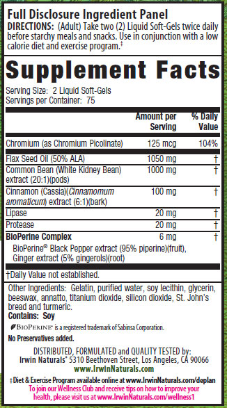 3-in-1 Carb Blocker Maximum Strength - VALUE SIZE,  150 Liquid Soft-Gels