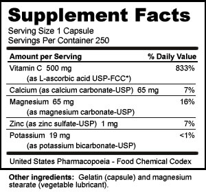 Buffered C - 500  - 100 Capsule