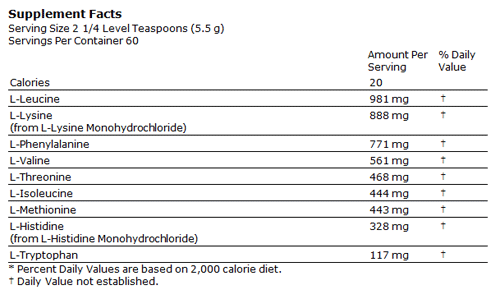 Amino-9 Essentials Powder - 330 g, NOW Foods