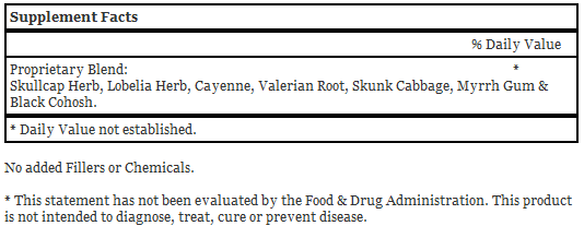 Natural Anti Spasmodic Supplement, Extract 2 oz. - Dr. Christopher's