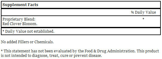 Red Clover Blossom, 100 Capsules - Dr. Christopher's