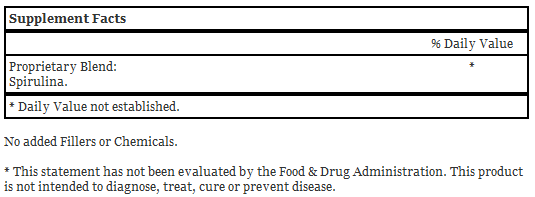 Spirulina Supplement, 100 Capsules - Dr. Christopher's