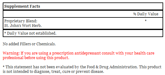 St. John's Wort Herb, 100 Capsules - Dr. Christopher's