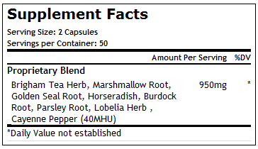 Sinus Plus Sinus Herbs, 100 Capsules - Dr. Christopher's