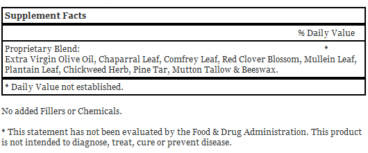 Black Drawing Ointment 2 oz. - Dr. Christopher's