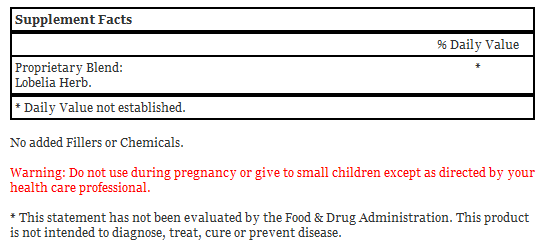 Lobelia Herb Alcohol Extract 1 oz. - Dr. Christopher's