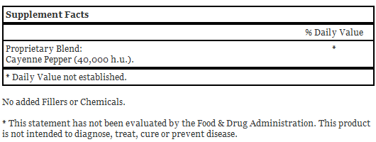 Cayenne Pepper Extract (40,000 H.U.) 2 oz. - Dr. Christopher's