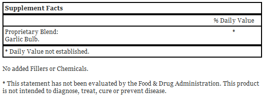 Oil of Garlic Extract 2 oz. - Dr. Christopher's
