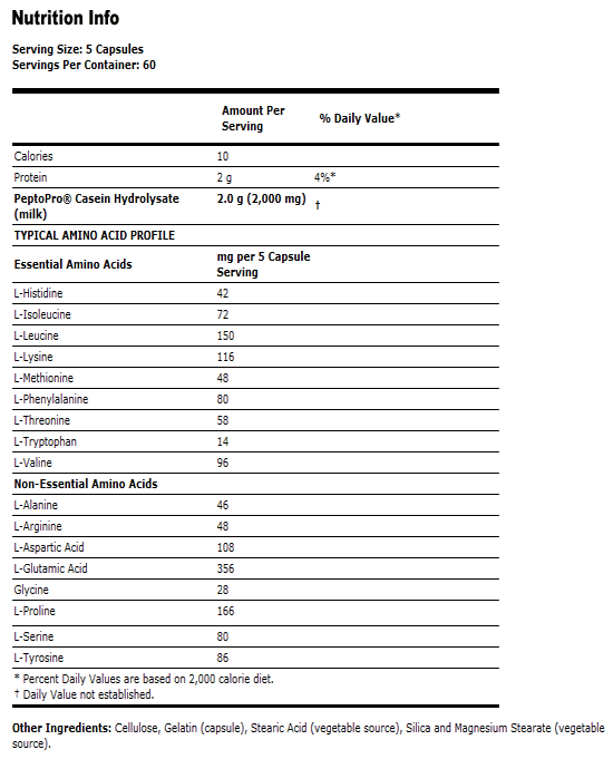 Amino Peptide - 300 Capsules, NOW Foods
