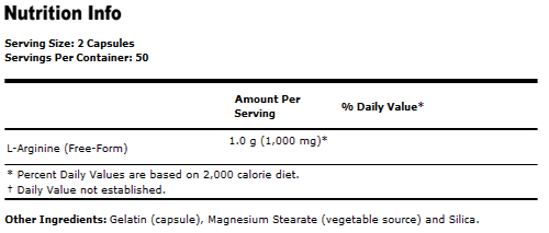 L-Arginine 500 mg