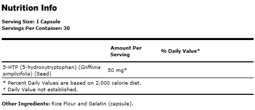5 HTP supplement